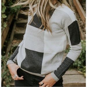 NWOT Roolee gingham sweater